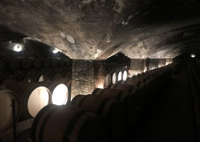Just a small part of the Beaune wine cellar