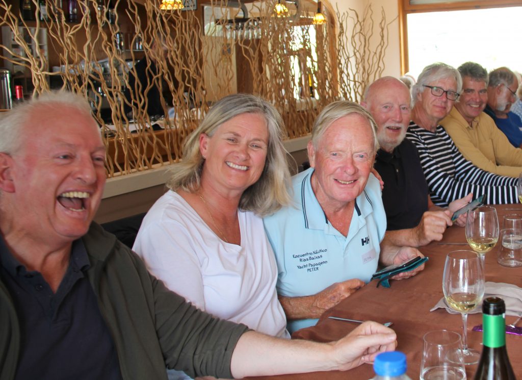 240714 Lunch at Mar yTerra Ezaro StJohn, Catherine, Peter, Joe, Peter, Bernard et al IMG 5976