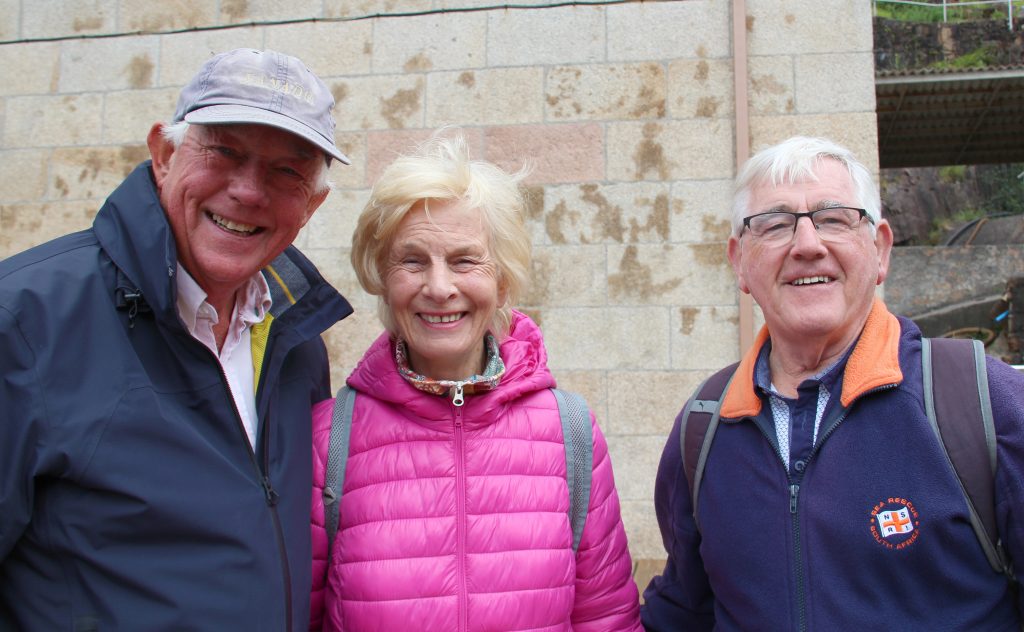 240714 Norman, Katherine & Jim at Ezaro waterfall IMG 5972